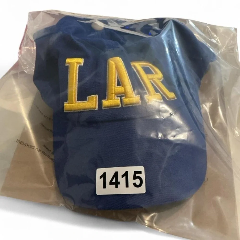 NFL Team Apparel LAR Los Angeles Rams Hat Mens OSFA Blue